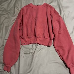 wild fable pink cropped sweatshirt